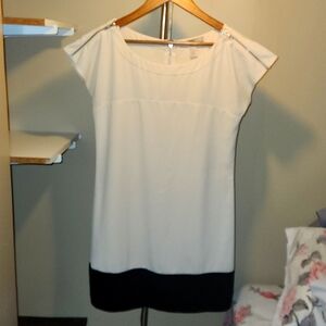 Love21 dress , size Small, cream&black